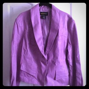 Purple Leather Jacket